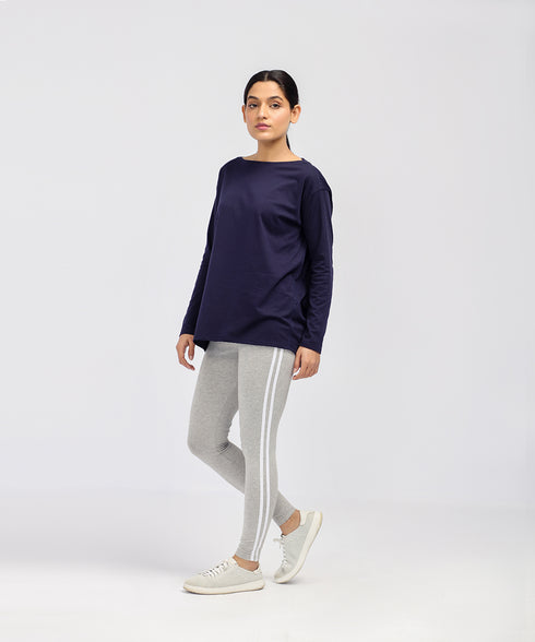 Women's Boat Neck Long Sleeve Tee